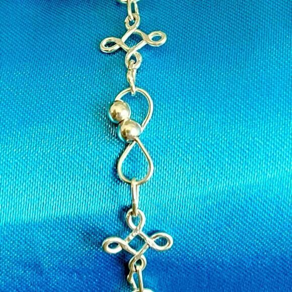AZG Darling Sterling 925 Silver 9” Anklet - Picture 7 of 11